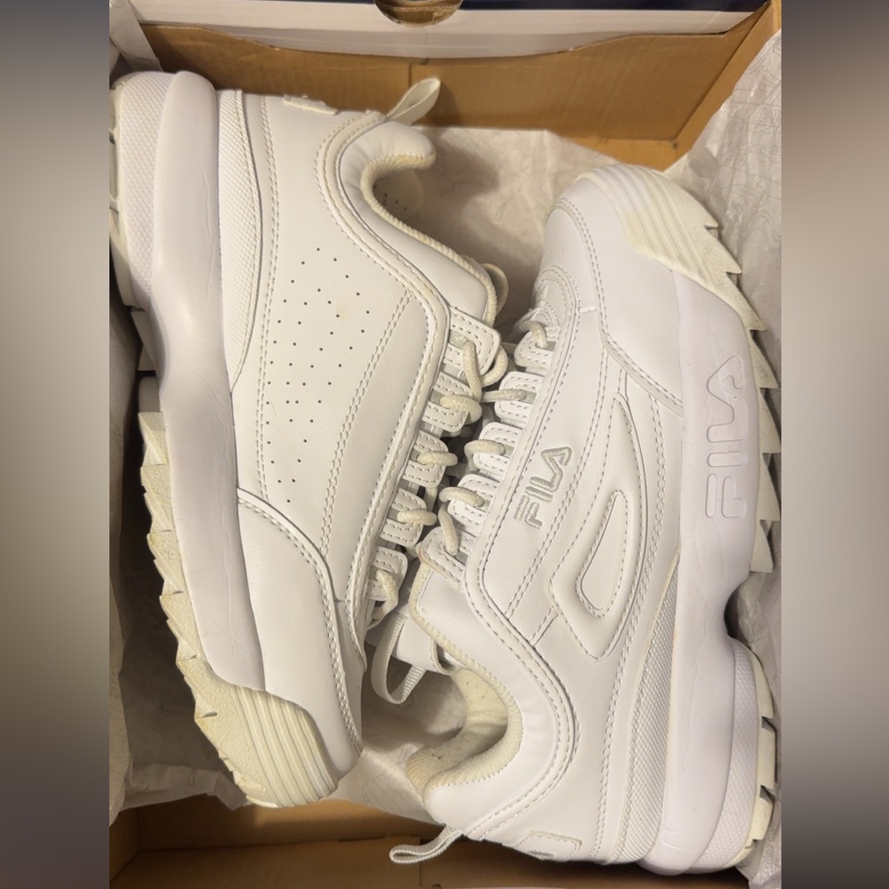 Fila Kids White Chunky Sneakers
